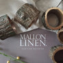 Large set of 8 napkins and napkin rings - Mallon Ireland